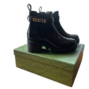 Gucci Platform Ankle Boots